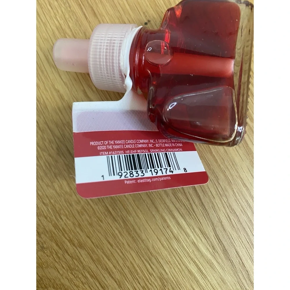 Yankee Candle Lot of 3 SPARKLING CINNAMON  Scent Plug In Diffuser Refills